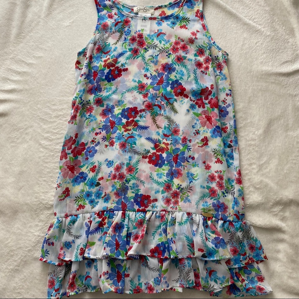 Jessica Simpson Girls Flowered Tunic